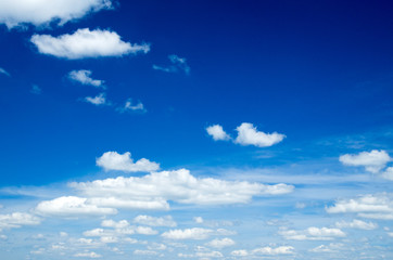  clouds in the blue sky