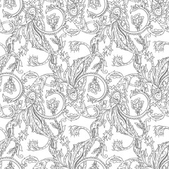 Paisley seamless pattern, for textile, wrapping, design