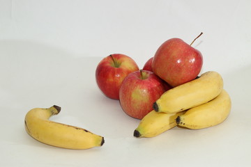 apple and banana