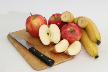 apple and banana