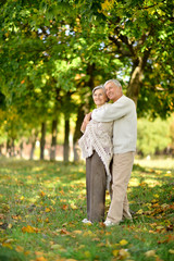 Happy elderly couple 