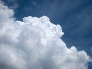blue sky and beautiful clouds