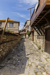 Fototapeta premium Old streets of Nessebar.Bulgaria