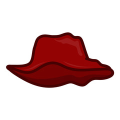 hat isolated illustration