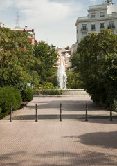 Fuente en el centro de la ciudad