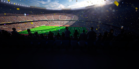 Football Arena Stadium Day championship win