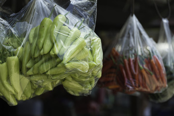 Hot pepper /  Khlong Toey Market / Bangkok