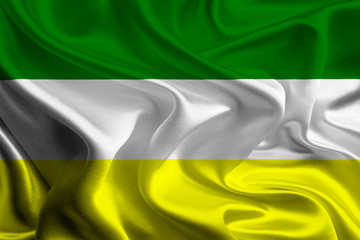 Flag of Colombian City Cajamarca