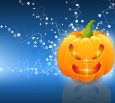 halloween scary pumpkins of illustration.
