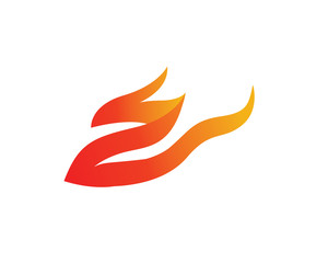 Dragon, Phoenix, And Flame Logo
