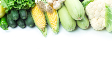 Harvest, fresh vegetables