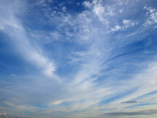 blue sky and beautiful clouds