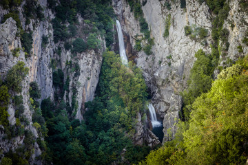 Waterfalls in Canyon