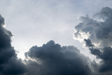 Sky background on sunset