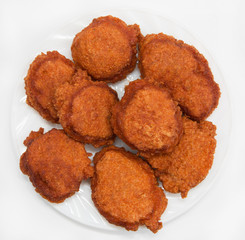 cutlets of fish eggs