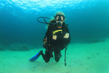 Female Scuba Diver