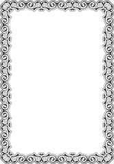 Scroll perfect ornament art border