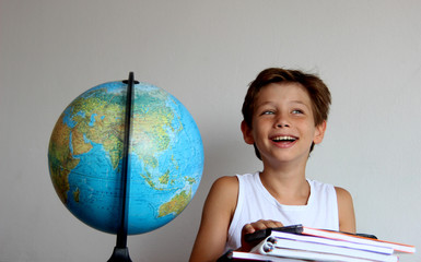 Fototapeta premium school boy