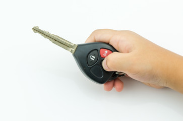 little hand press unlock on remote control key car