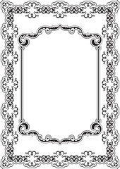 The ornate nice frame