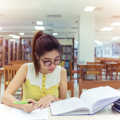 study education, woman writing a paper, working women