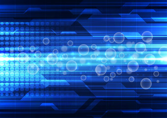 abstract vector technology background, illustration
