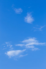 blue sky background with white clouds