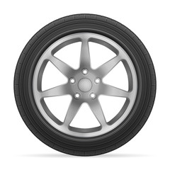 Obraz premium Car wheel tire