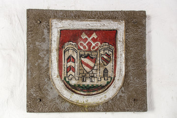 City arms of Crimmitschau, Germany, 2015
