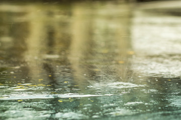 Fototapeta premium Road just after the rain.