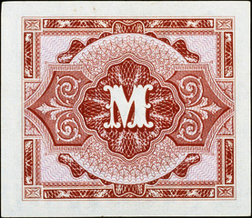 Historische Banknote, Alliierte Militärbehörde, 1944, Fünf Mark, Deutschland