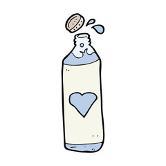 cartoon water bottle