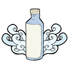 cartoon water bottle