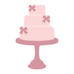 Vintage wedding cake.