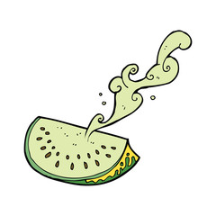 cartoon melon