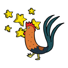 cartoon prize cockerel