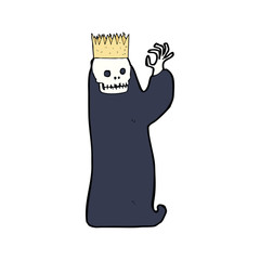 cartoon spooky ghoul