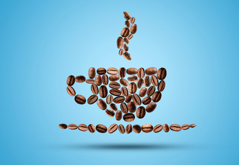 cup of coffee beans