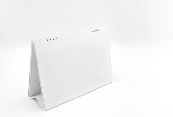 Desk Blank Calendar  on white