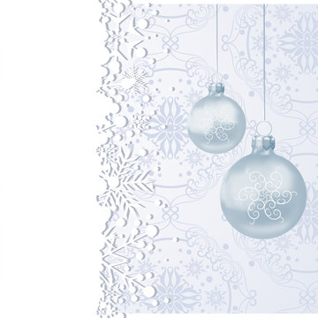 Christmas Card Gray