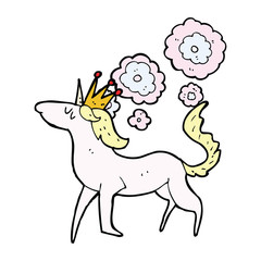 cartoon magical horse