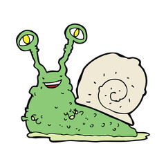 cartoon snail