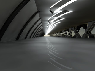 Obraz premium bridge 3D rendering