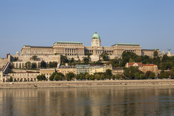 Fototapeta na wymiar Buda Castle in Budapest