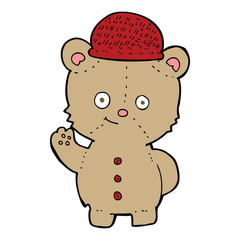 cartoon bear in hat