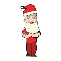 cartoon santa claus