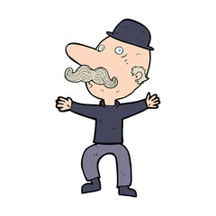 cartoon wealthy fello