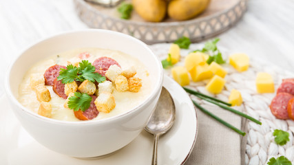 Cremige Kartoffelsuppe