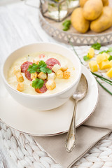 Cremige Kartoffelsuppe