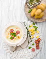 Cremige Kartoffelsuppe